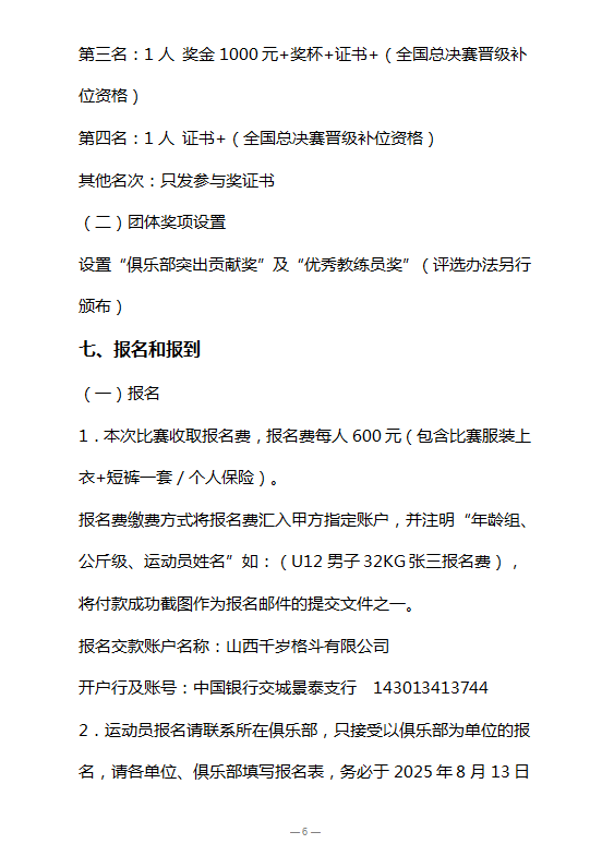 合格斗运动, 青少年选手, https